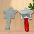 Cute Star Shaped Rhinestone Handheld Mirror 6C5MR102