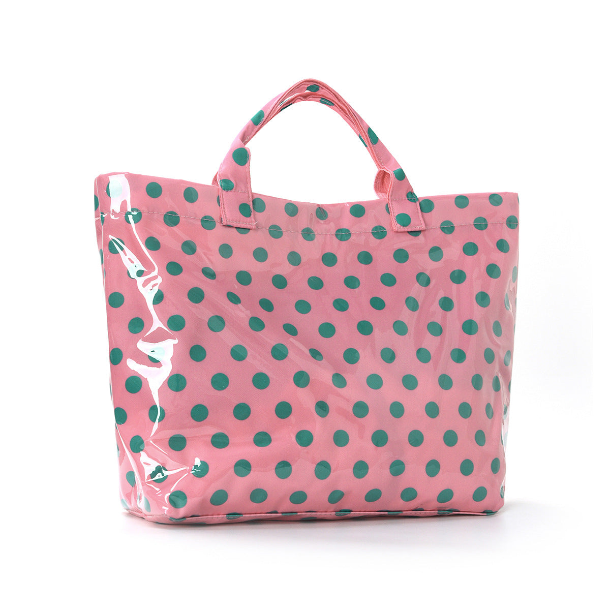 Cute Polka Dots Large Capacity Tote Bag MK2BLW6W10BBG555