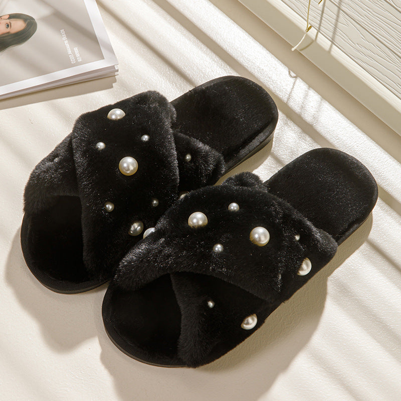 Plush Bride Slippers - DippedShop Wholesale - #0563