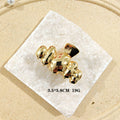 Vintage Gold Plated Geometric Large Hair Claw MK2MBEP6W6HCP366