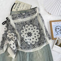 Vintage Asymmetrical Tie Waist Hip Scarf  Wrap 6W1SL46