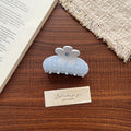 Cute Rhinestone Flower Polka Dots Hair Claw 6W6HCP1637