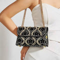 Elegant Rhinestones Flap Over Evening Bags 6W10BBG1943