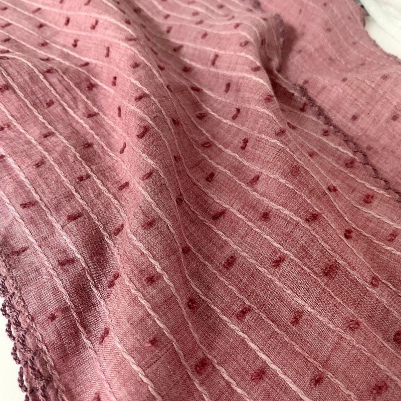 Simple Striped Polka Dot Versatile Head Scarf MK2BW6W6NSI18