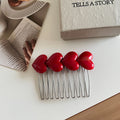 Heart-shaped Hair Comb Clip MK2MBEP6W6HPN13