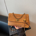 Vintage Leopard Print Square Crossbody Bag 6W10BBG2355