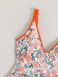 Sexy Floral One-Piece Swimsuit - DippedShop Wholesale - #1091