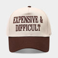 Color Contrast Letter Embroidery Adjustable Baseball Cap MK2BW6W6HAT94