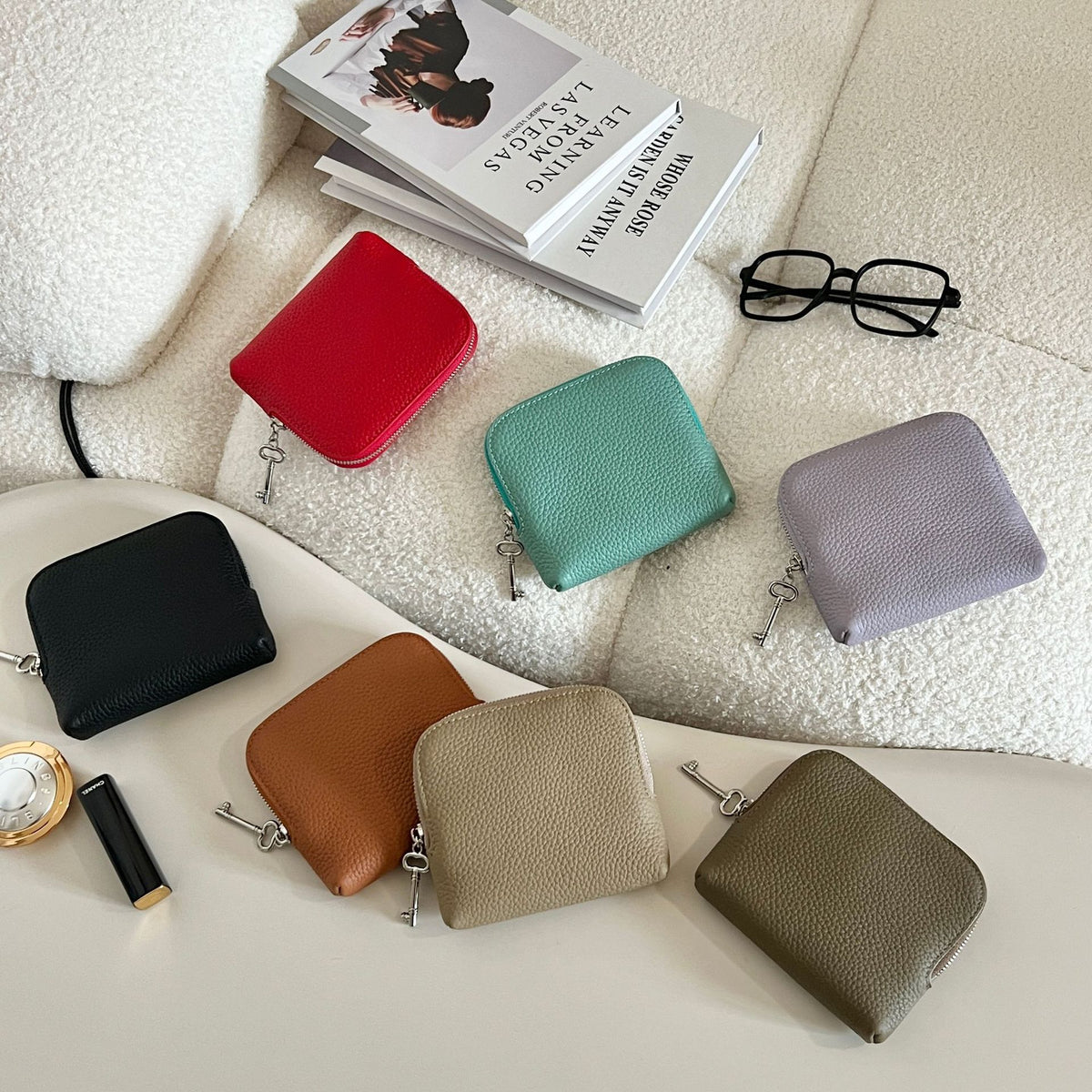 Simple Mini Solid Color Portable Jewelry Case 6W13HSJ104
