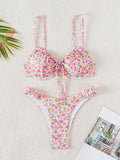 Sexy Floral Bikini Set - DippedShop Wholesale - #2899