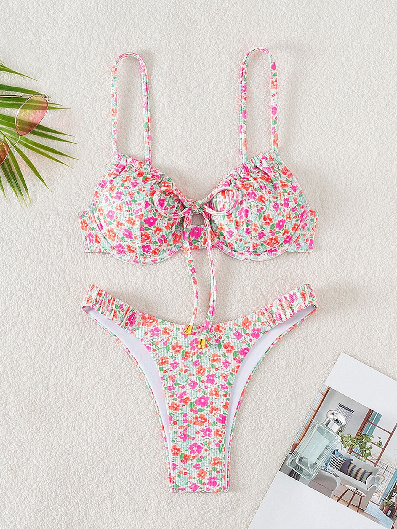 Sexy Floral Bikini Set - DippedShop Wholesale - #2899