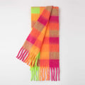 Colorful Plaid Tassel Warm Scarf 6W6NSW275