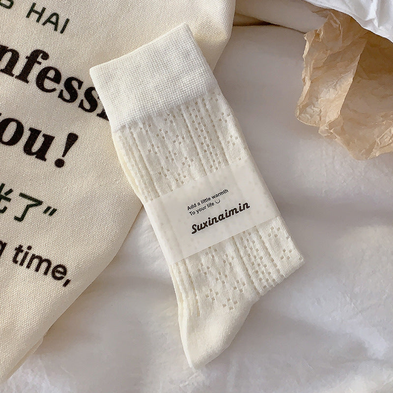 Solid Mesh Breathable Socks - DippedShop Wholesale - #5891