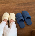 Puffy Padded Sold Colro Quiet Indoor Slippers 6W8FSP289