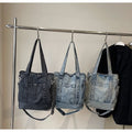 Casual Washed Distressed Crossbody Bag 6W10BBG1398
