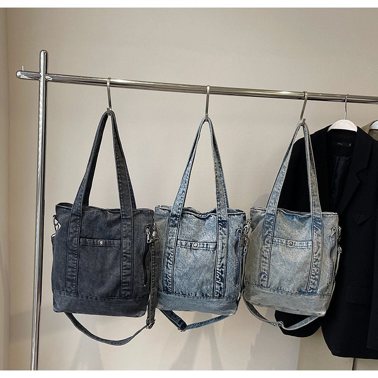 Casual Washed Distressed Crossbody Bag 6W10BBG1398