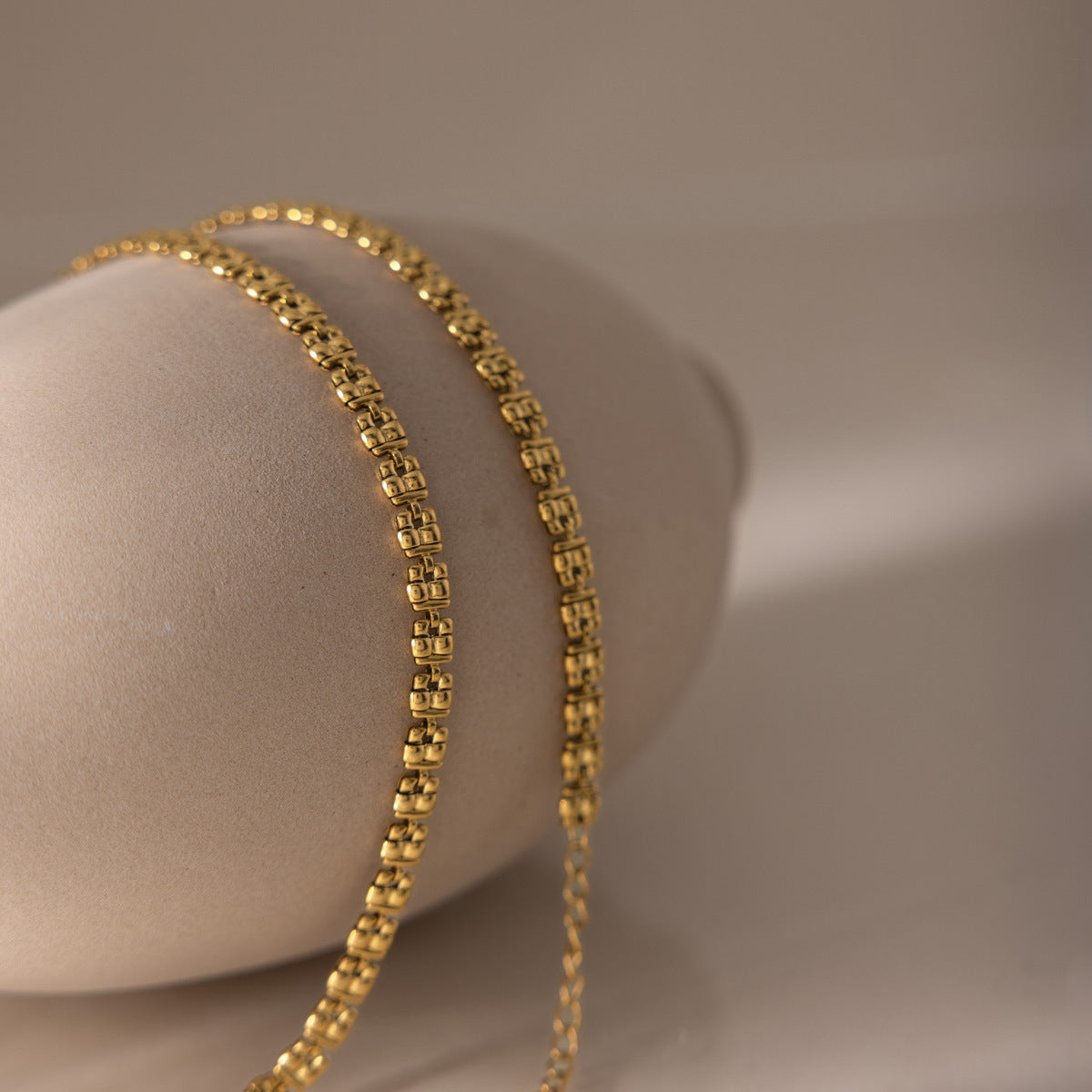 Fashion Gold Plated Cuban Chai - DippedShop Wholesale - #4275