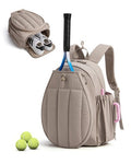 Simple Solid Color Quilted Backpack 6S10BBG1452