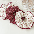 Plaid Polka Dot Scrunchie - DippedShop Wholesale - #4131