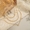 Zircon Snake Chain Necklace - DippedShop Wholesale - #9091