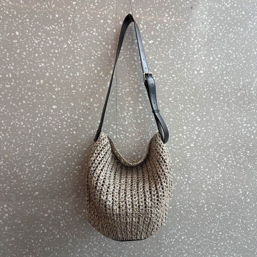 Hand-Woven Hollow Handbag - DippedShop Wholesale - #7619