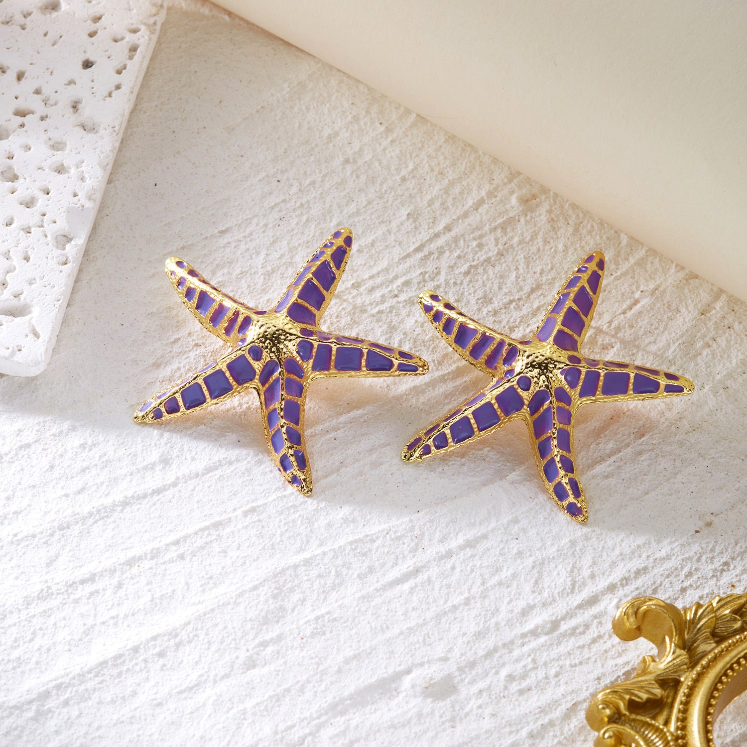 Chunky Starfish Shell Gold Plated Waist Chain 8ZA6JBC102T