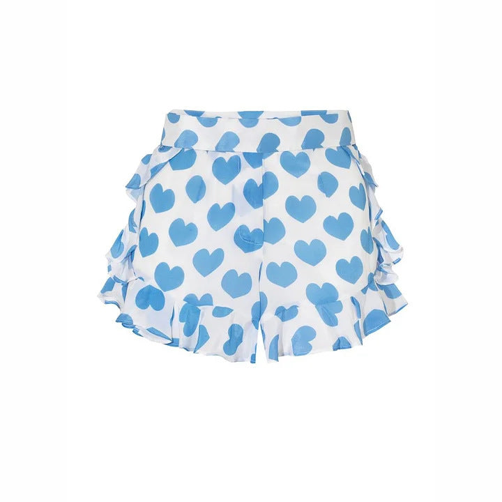 Heart Print Swimwear Set - DippedShop Wholesale - #0403
