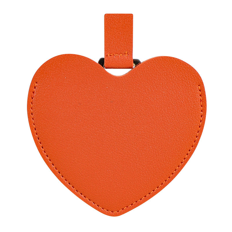 Cute Love Heart Shape Portable Makeup Mirror MK2PPFN6CT5MR57