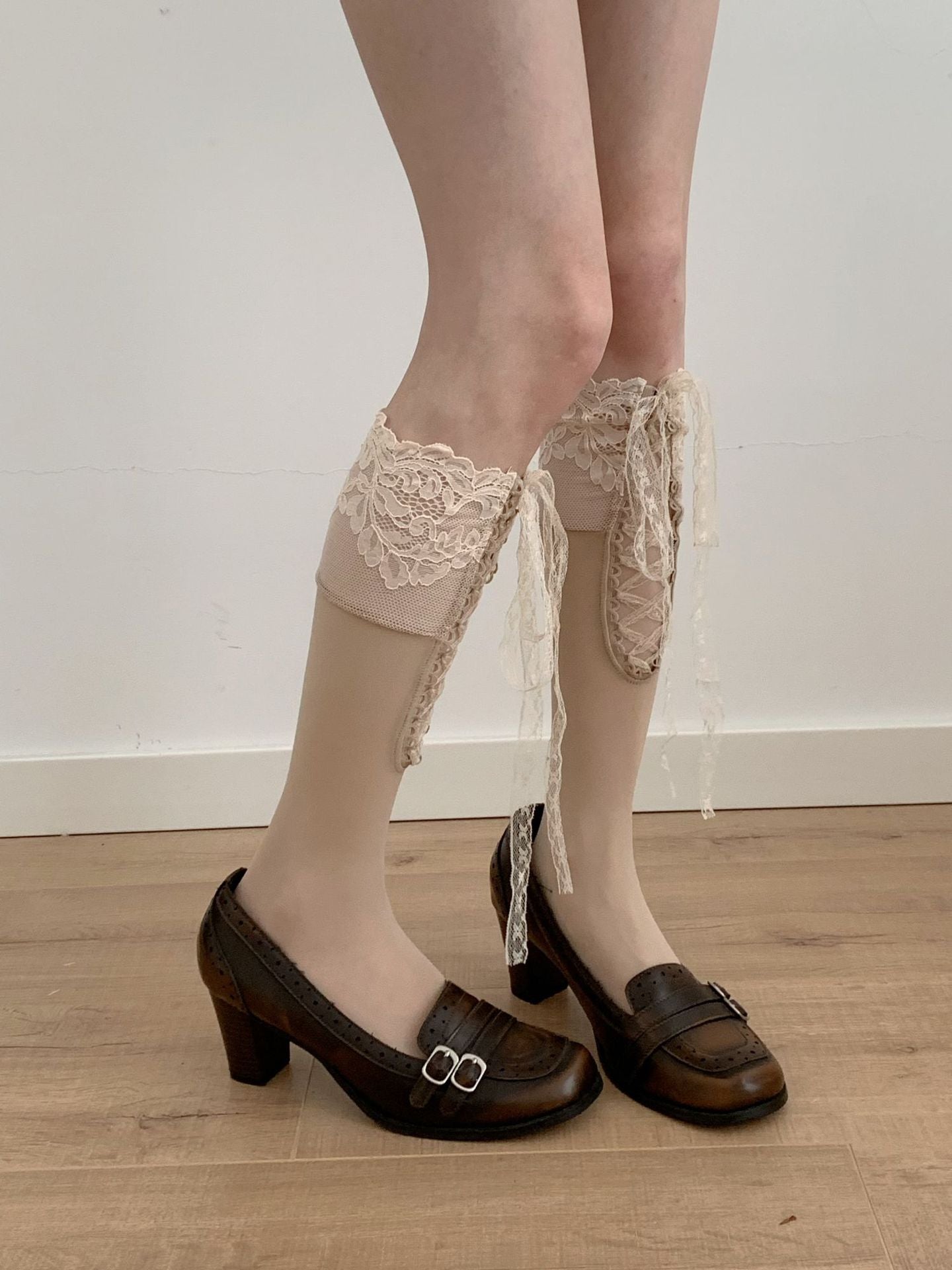 Criss Cross Calf Socks - DippedShop Wholesale - #1219