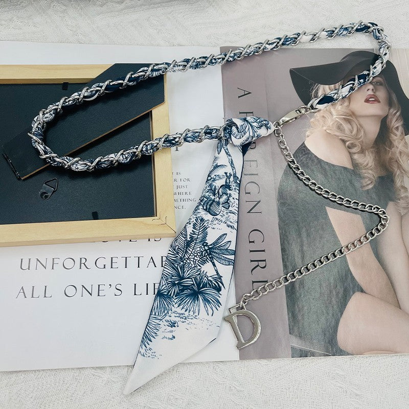 Elegant Print Scarf Belt - DippedShop Wholesale - #1203