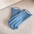 Bowknot Plush Touchscreen Gloves - DippedShop Wholesale - #4771