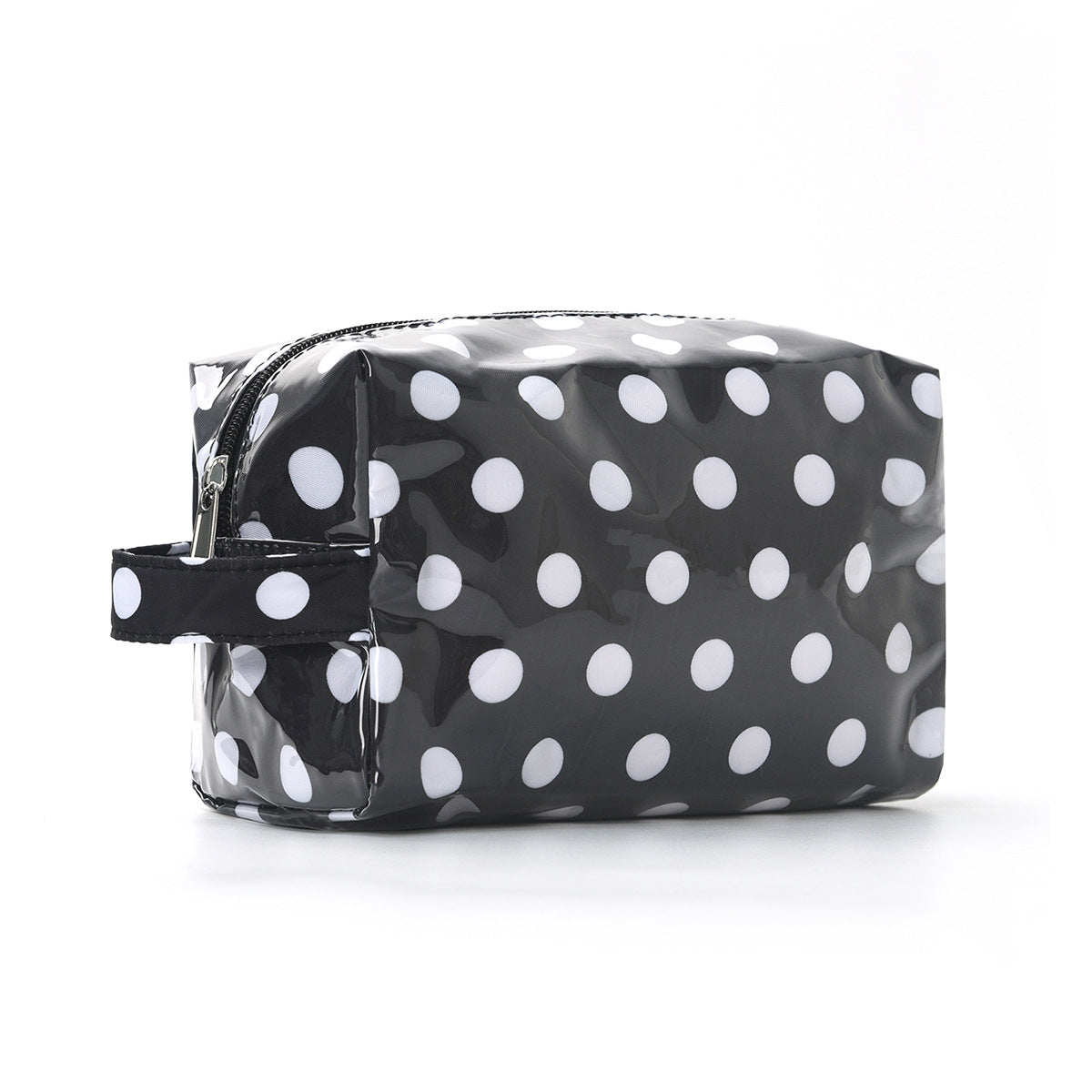 Simple Color Block Striped PVC Cosmetic Bag MK2BLW6C5CO07
