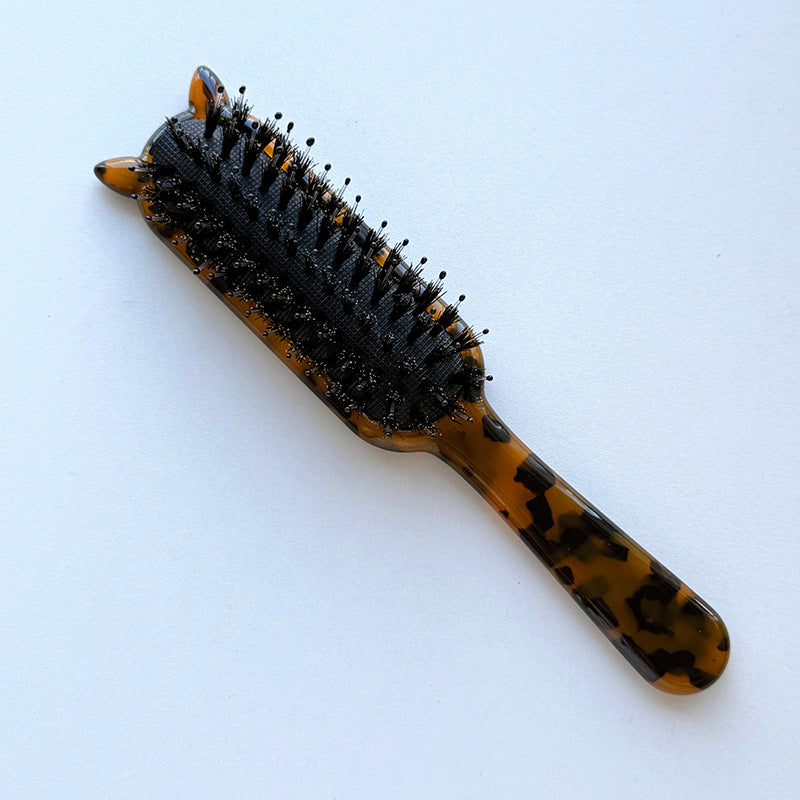 Retro Leopard Acetate Massage Air Cushion Combs MK2PPM6CT5CB53