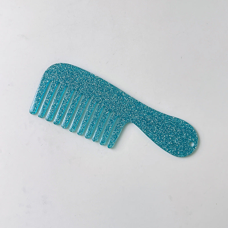 Mini Glitter Solid Color Square Hair Combs MK2BLM6C5CB73