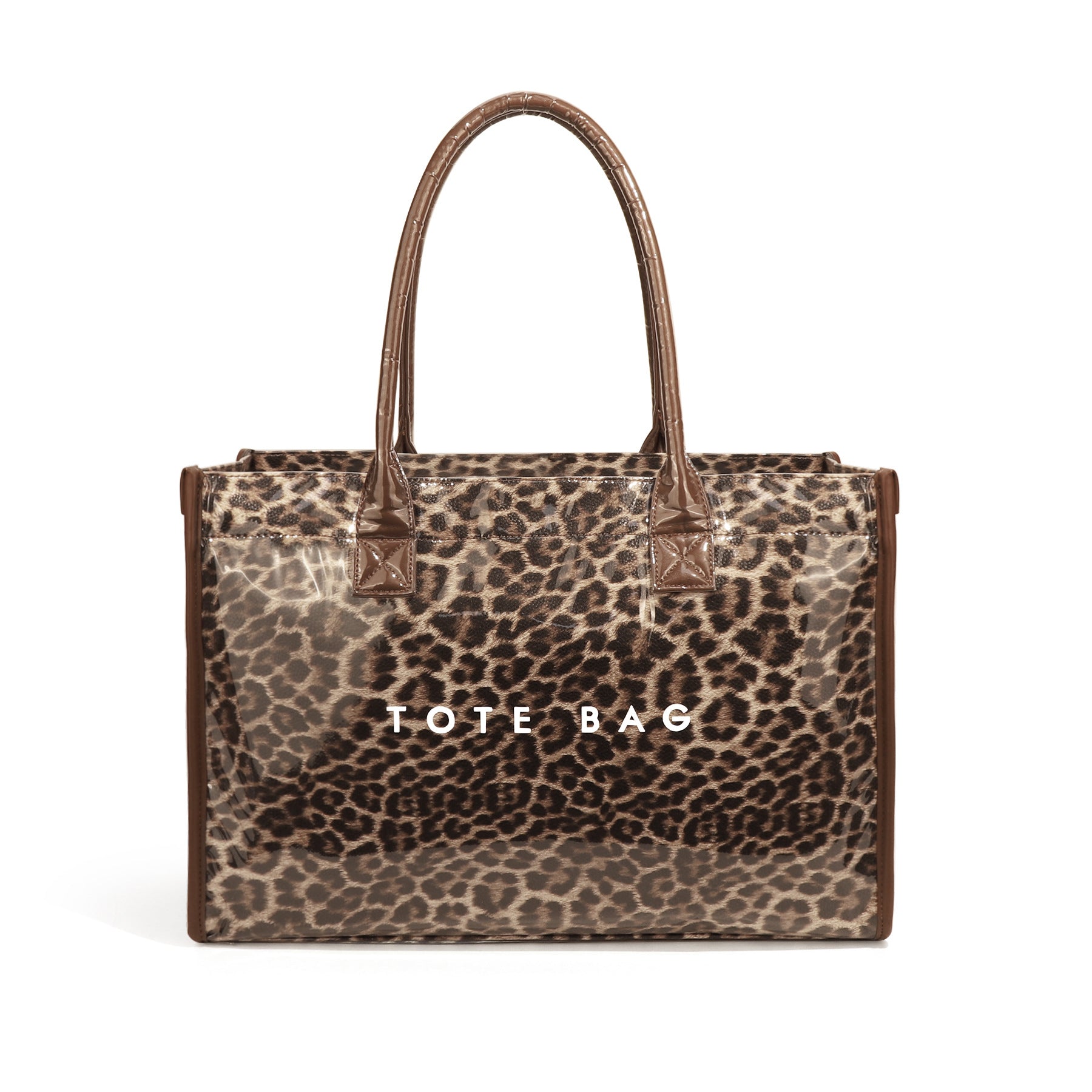 Simple Leopard Print Large Capacity Tote Bag 6W10BBG1960