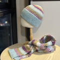 Knit Hat Scarf Set - DippedShop Wholesale - #9443