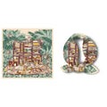 Tropical Jungle Silk Scarf - DippedShop Wholesale - #2115