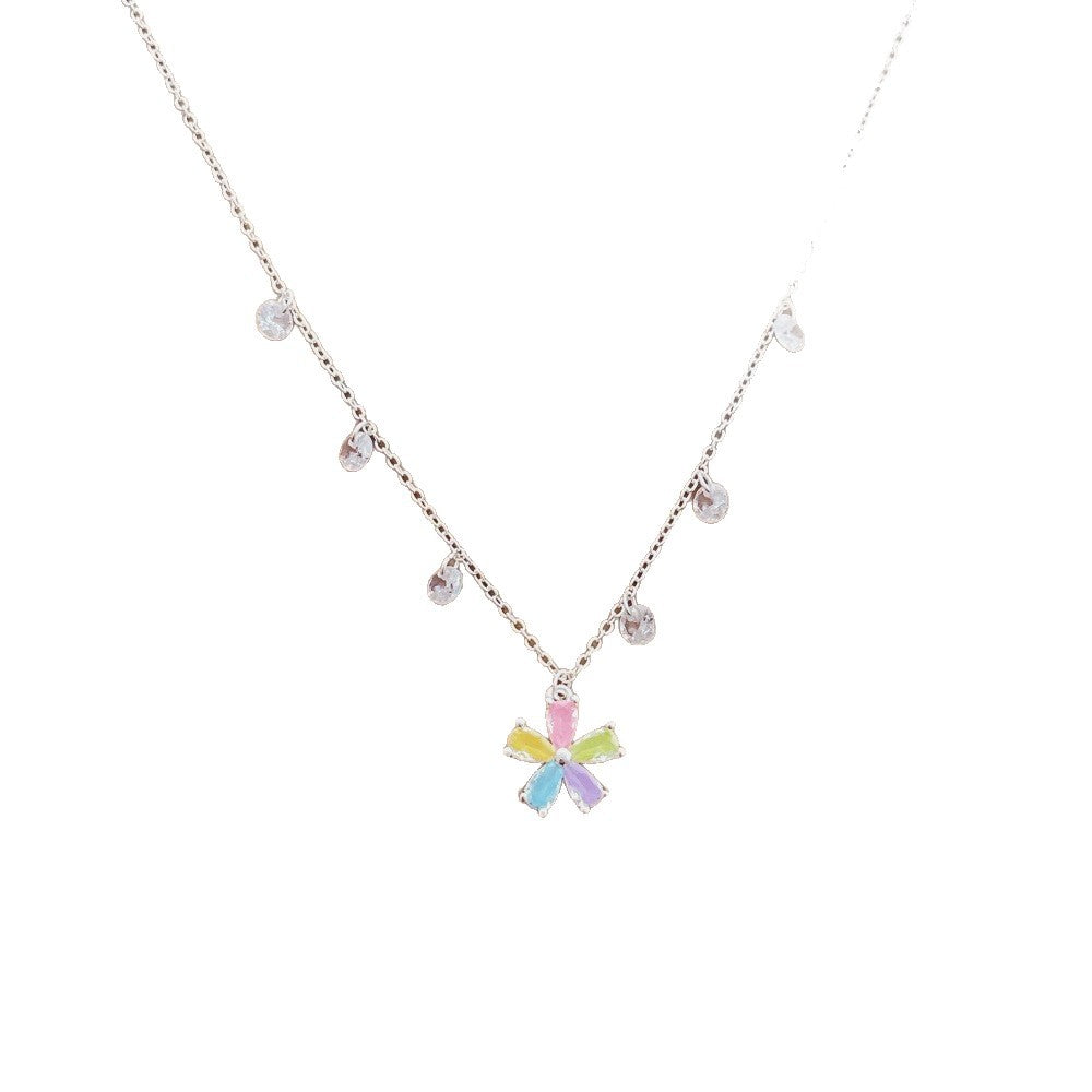 Flower Pearl Choker Necklace - DippedShop Wholesale - #7283