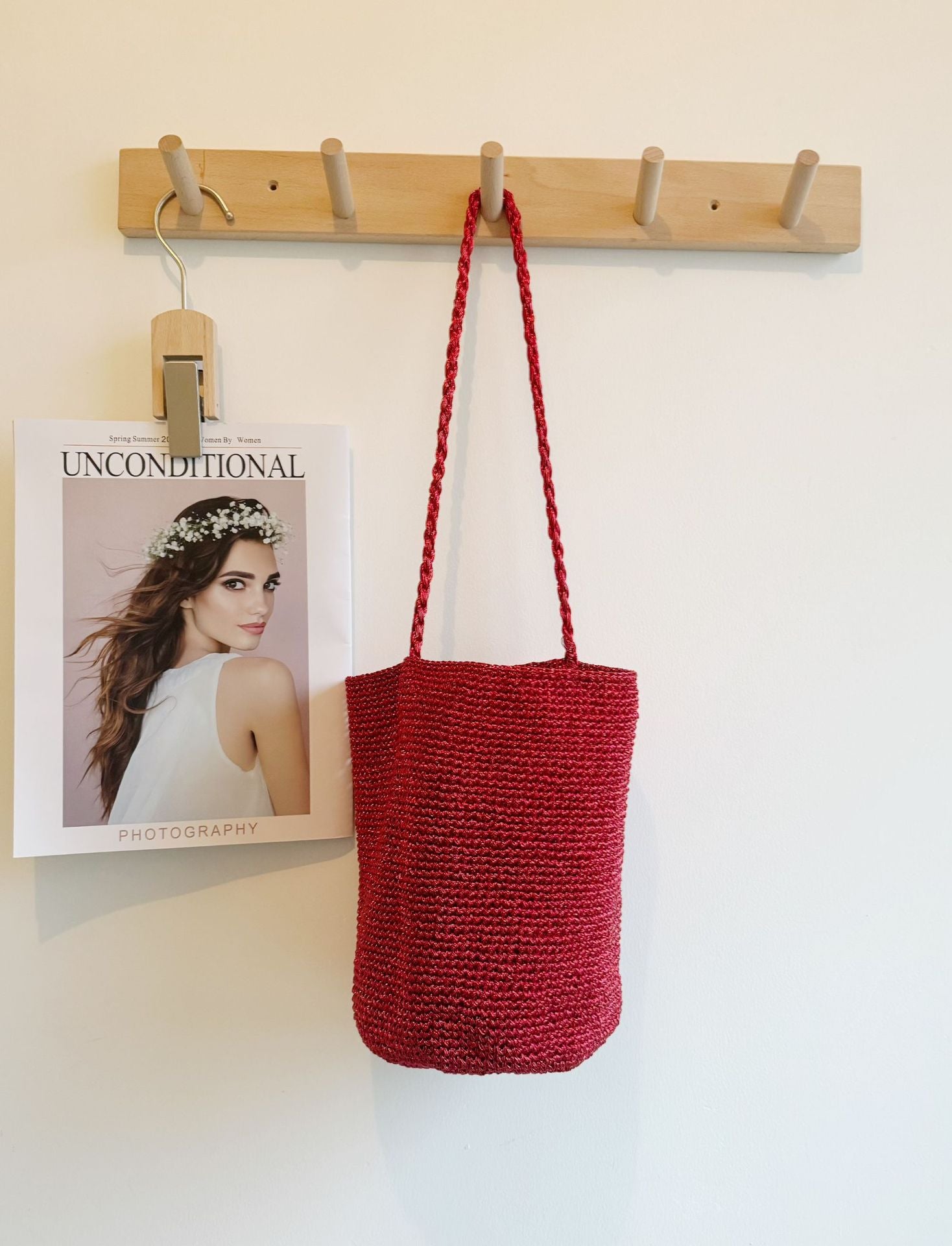 Hand-Woven Shoulder Bag - DippedShop Wholesale - #3187