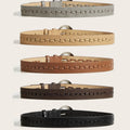 Fashion Hollow Out Wovven PU Leather Belt 6W6JBT225
