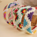 Crochet Flower Hair Band - DippedShop Wholesale - #6035