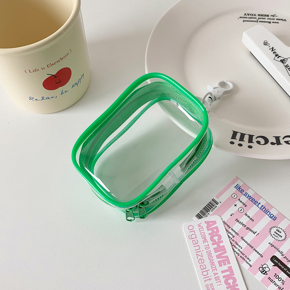 Clear PVC Coin Pouch - DippedShop Wholesale - #8307