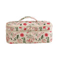 Minimalist Quilt Shell Double Layer Cosmetic Bag 6S5CO123