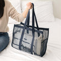 Minimalist Solid Color Hollow Tote Bag 8CW6BBG463L