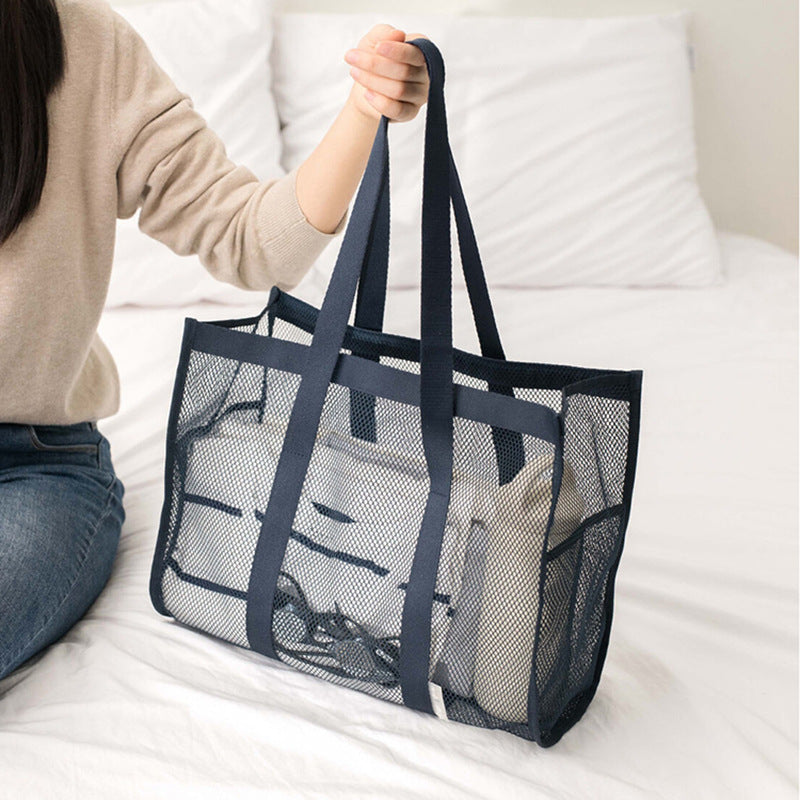 Minimalist Solid Color Hollow Tote Bag 8CW6BBG463L