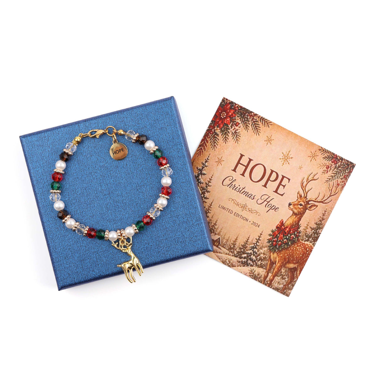 Cardinal Pendant Beaded Bracelet - DippedShop Wholesale - #1251