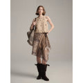 Trendy Asymmetrical Plaid Paisley Print Hip Scarf 6W1SL40