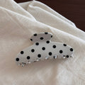 Stylish Polka Dots Large Acetate Hair Claw 8AS6HCP296L