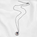 Elegant USA Flag Heart Pendant Chain Necklace 8ZA6JNC284T