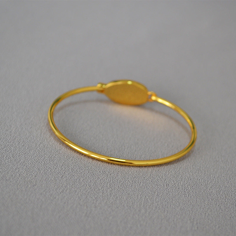 Elegant Colorful Opal Gold Plated Bracelet DP25D700
